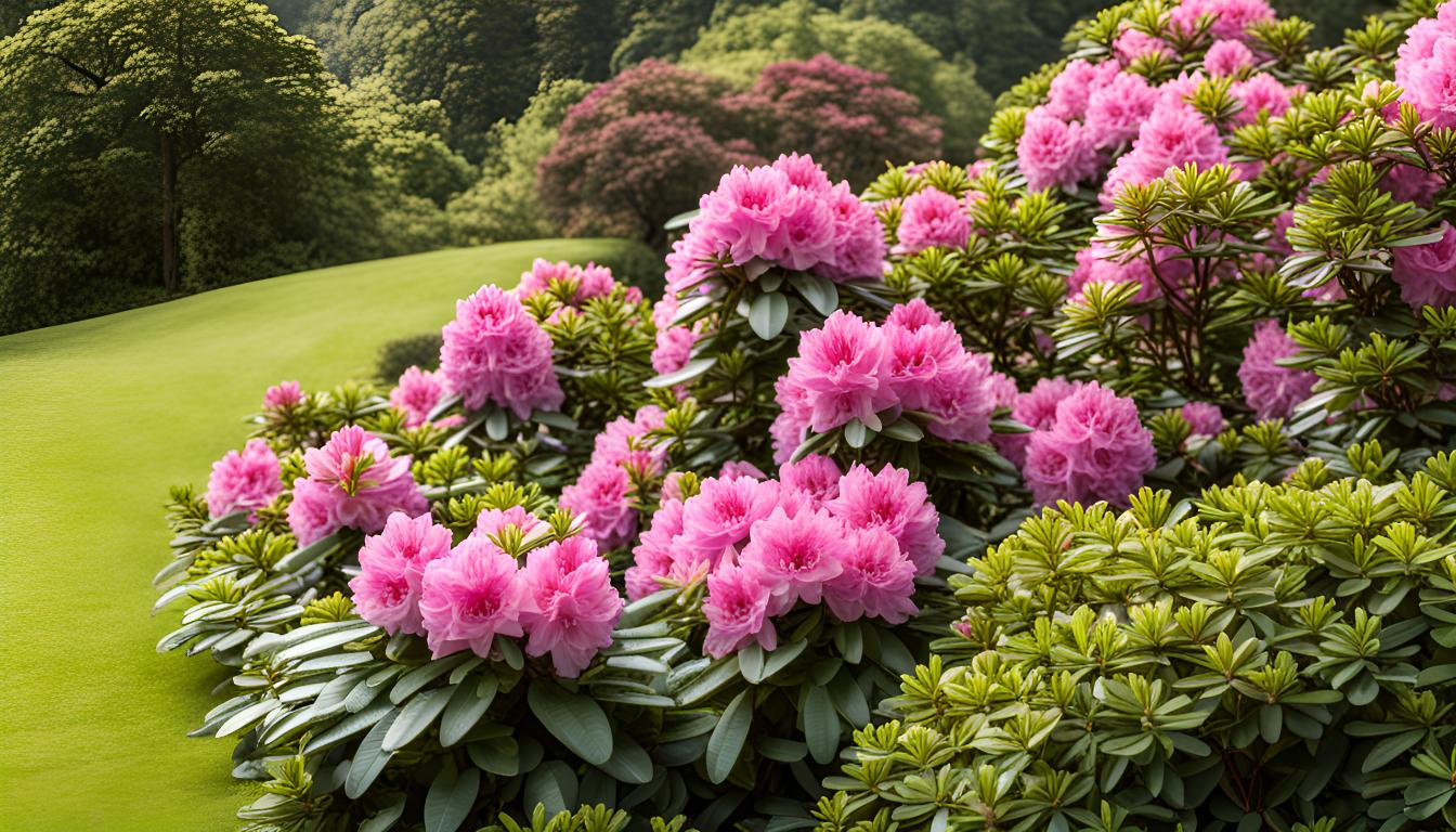 Les différents types de Rhododendrons à feuilles persistantes