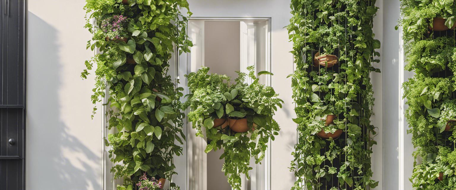 Ajoutez une touche de verdure verticale avec des plantes grimpantes en balconnière