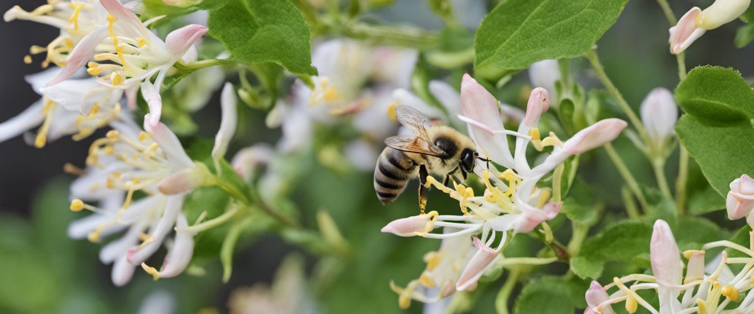 Attirez les abeilles avec le chèvrefeuille mellifère