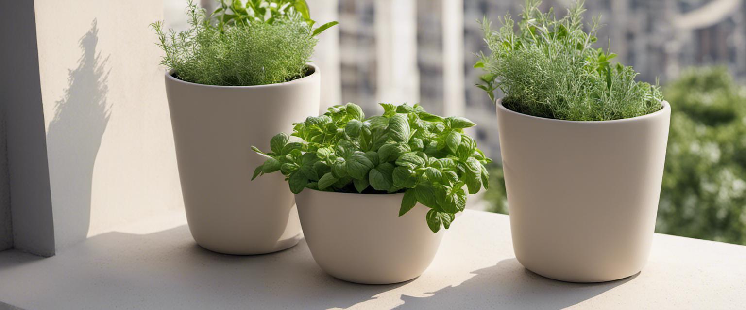 Cultivez vos propres herbes aromatiques en balconnière
