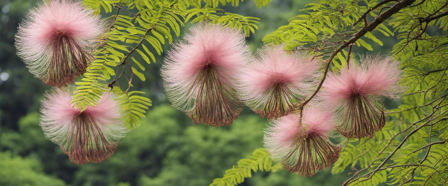 Découvrez l'albizia, un arbre exotique aux fleurs éblouissantes