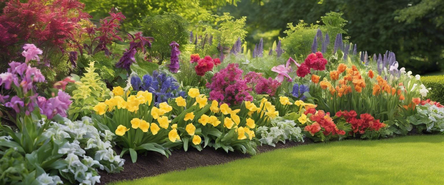 Éblouissez votre jardin avec un massif de fleurs printanier-estival