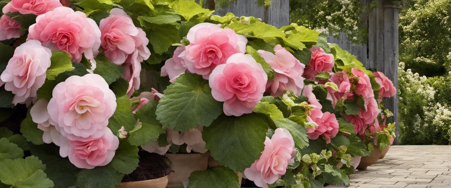 Embellissez vos espaces extérieurs avec des bégonias en pots