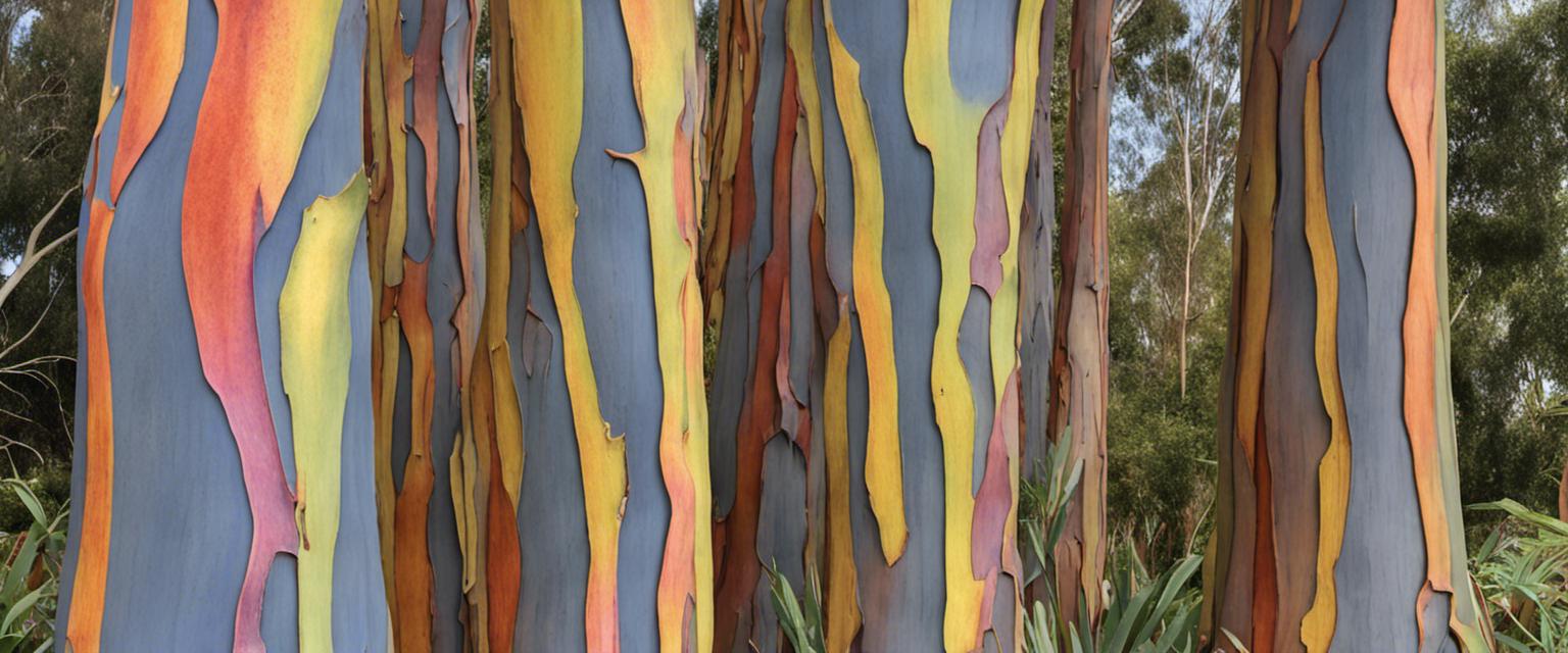 Eucalyptus Deglupta : L'Arbre aux Écorces Arc-en-ciel
