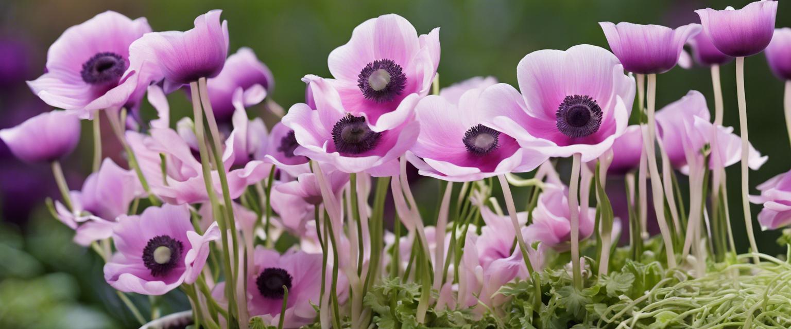 Guide complet sur les variétés d'anémones à bulbes