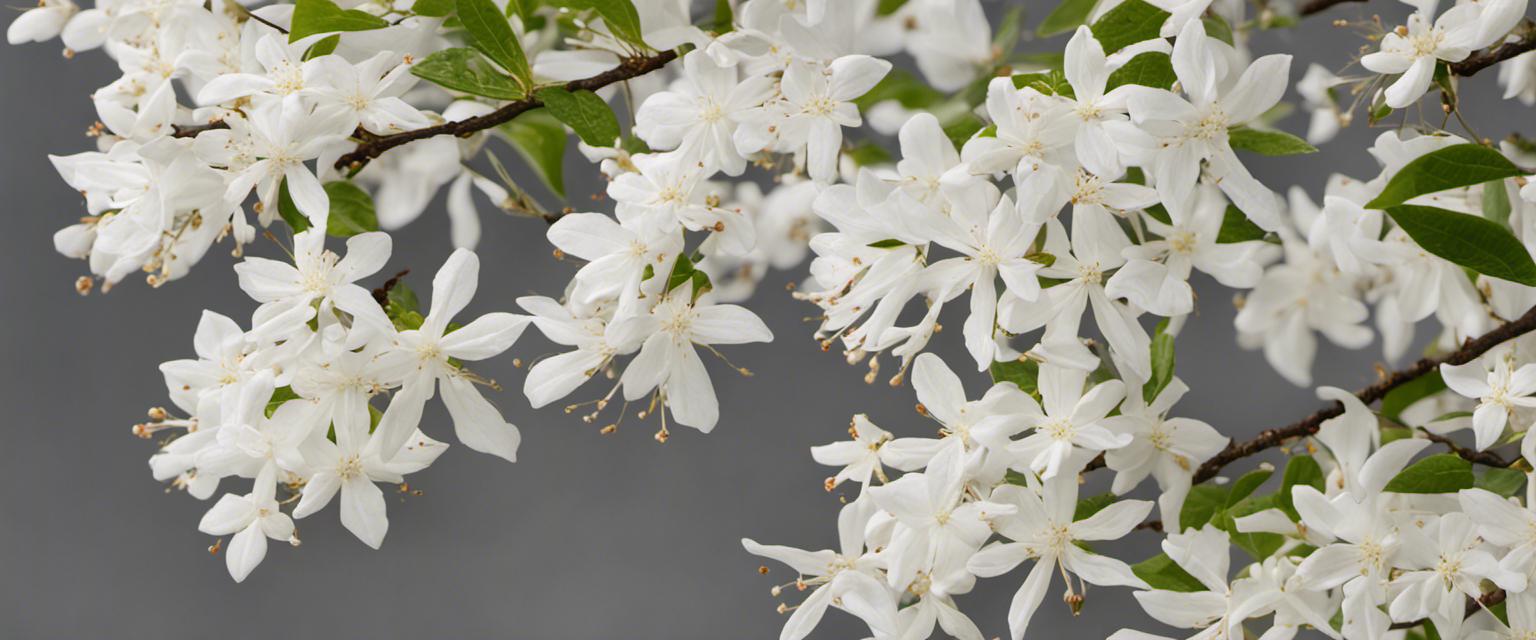 Le buisson ardent à fleurs blanches : une élégante beauté
