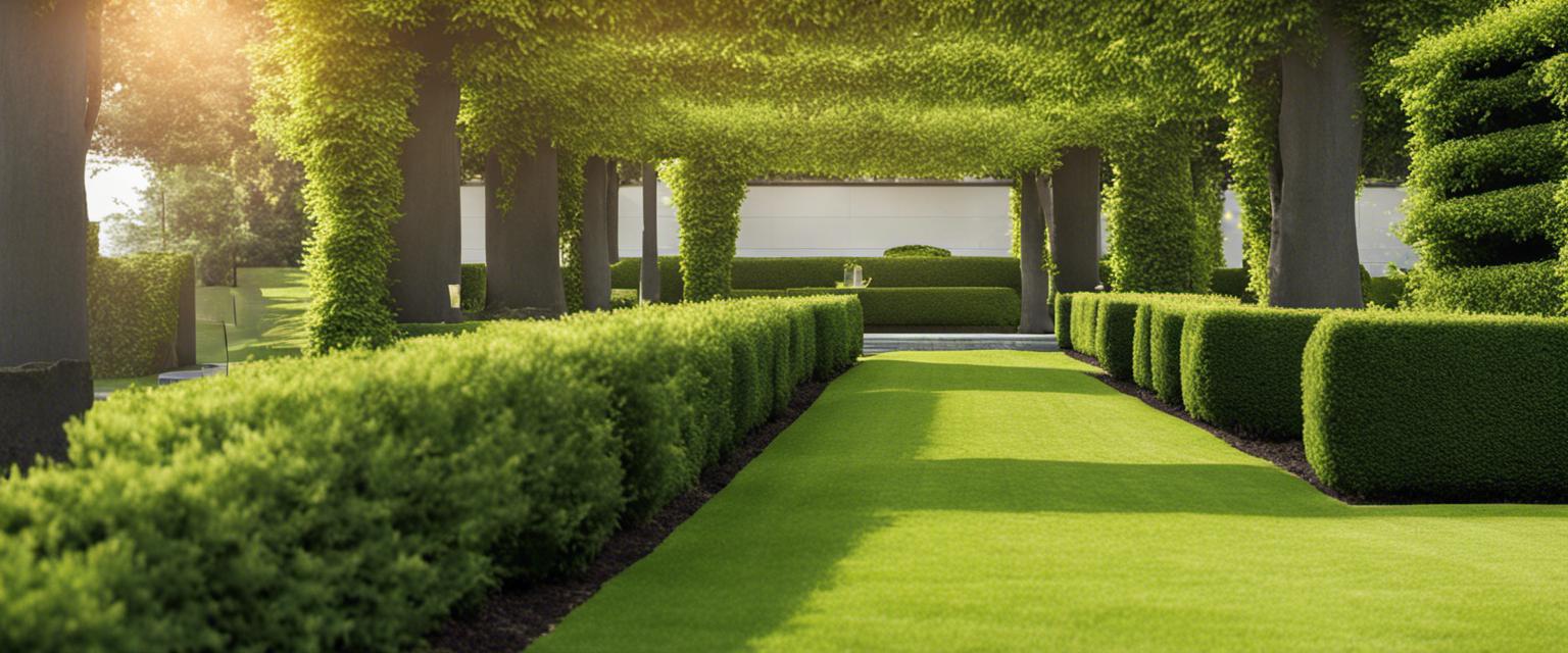 Les avantages d'une haie avec des arbres pour la protection et l'intimité