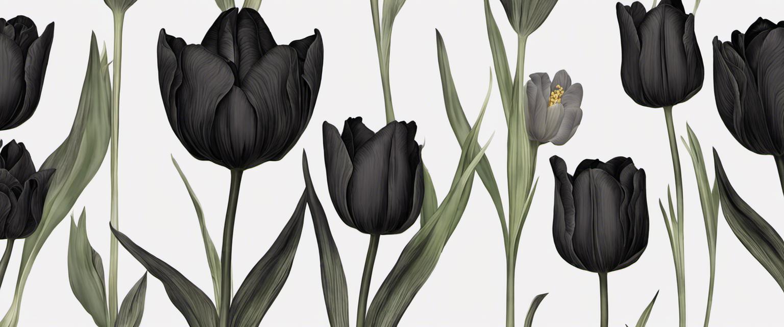 Les tulipes noires : mystérieuses et élégantes