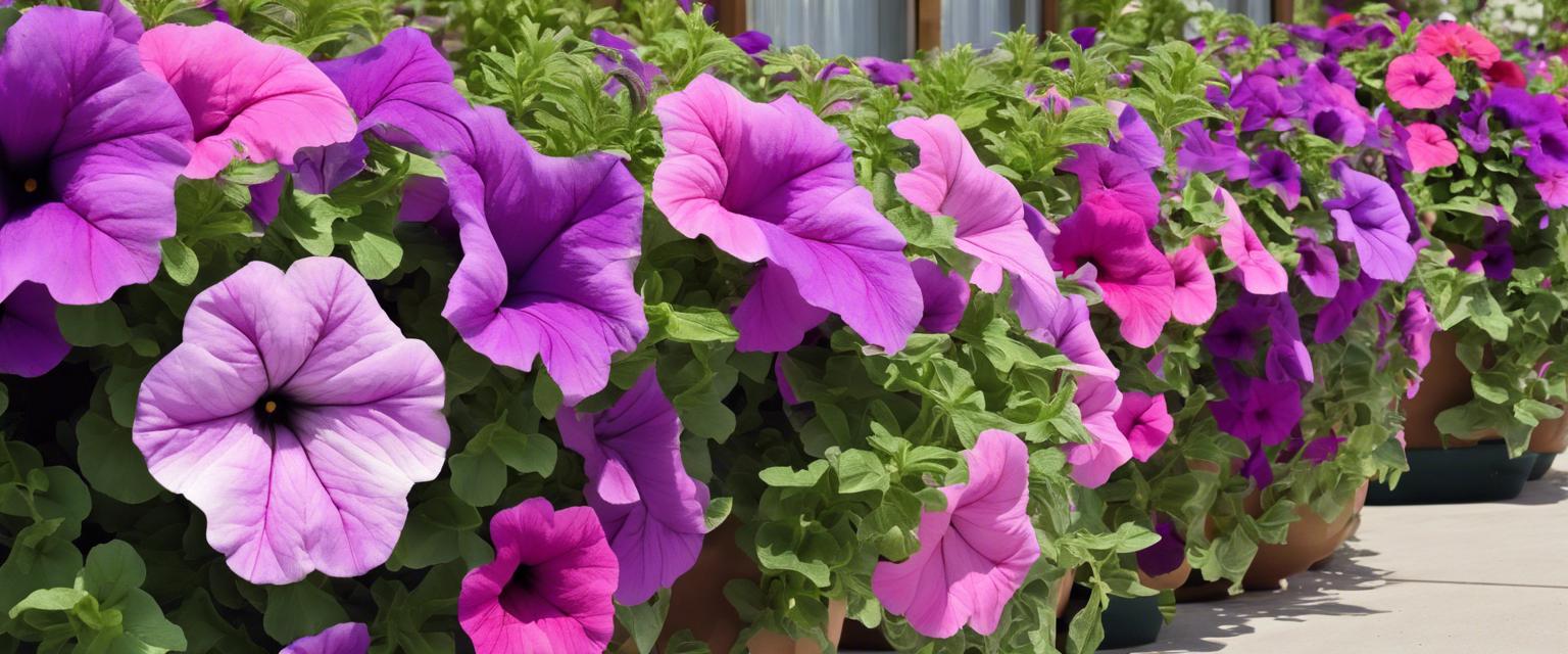 Pétunias pour Balcon: Variétés, Soins et Conseils de Plantation