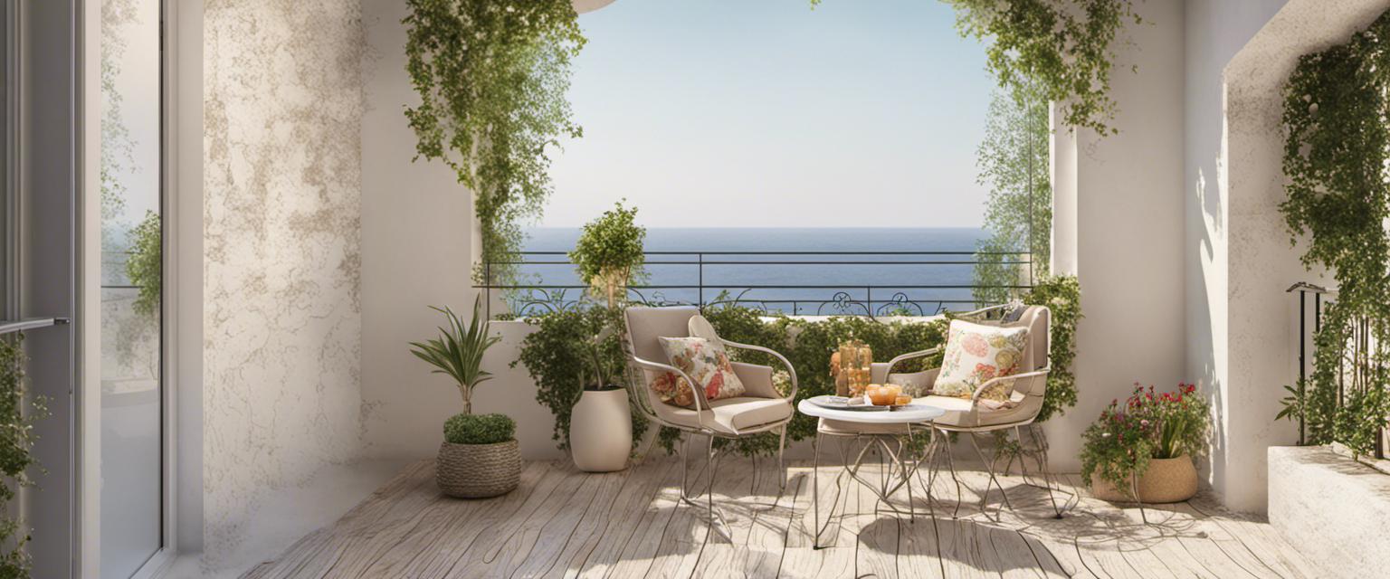 Recréez l'atmosphère ensoleillée de la Méditerranée sur votre balcon