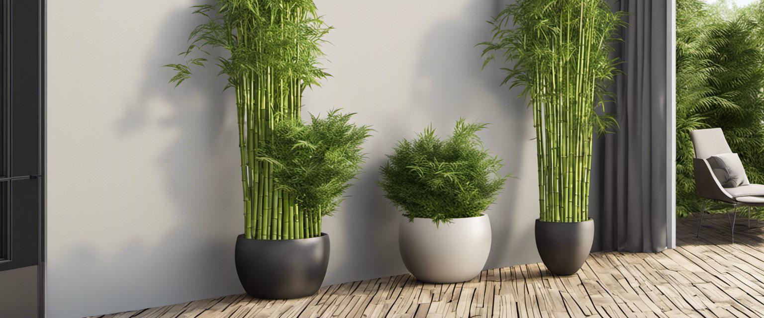 Transformez votre balcon avec des bambous en pots