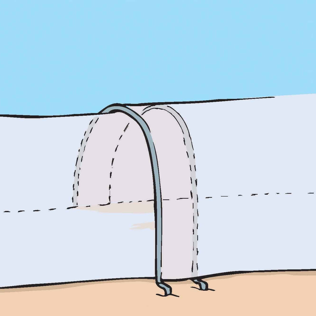 Tunnel Accordéon pré-assemblé - - Willemse