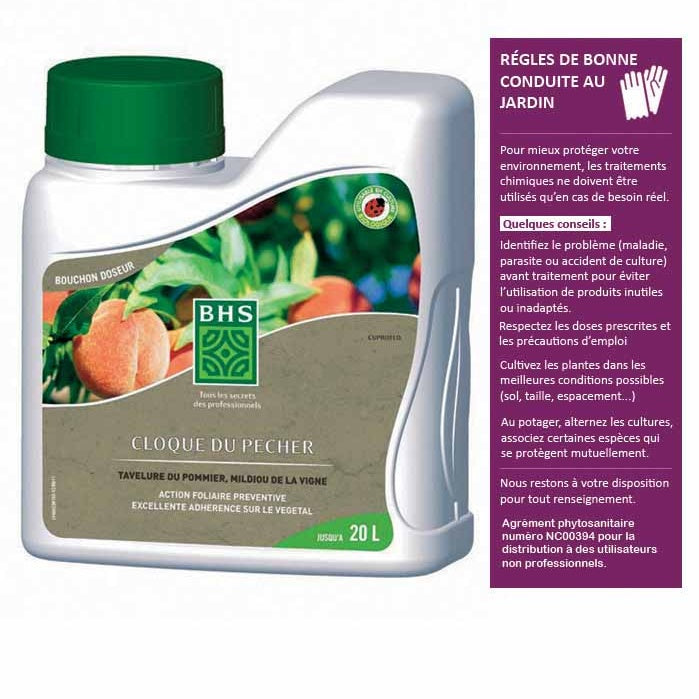 Anti-cloques du pêcher et tavelures BHS - - Willemse