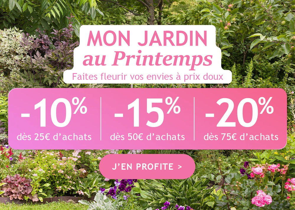 Jusqu'à -20% : mon jardin au printemps