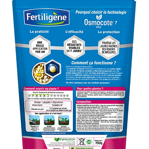 Engrais osmocote rosiers et arbustes à fleurs FERTILIGENE - - Willemse