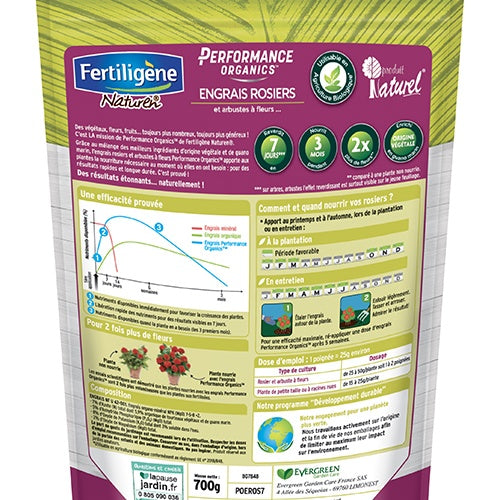 Engrais rosiers et arbustes à fleurs FERTILIGENE - - Willemse