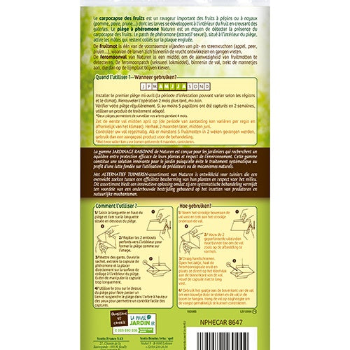 2 Pièges à phéromones - Carpocapse des fruits NATUREN - - Willemse