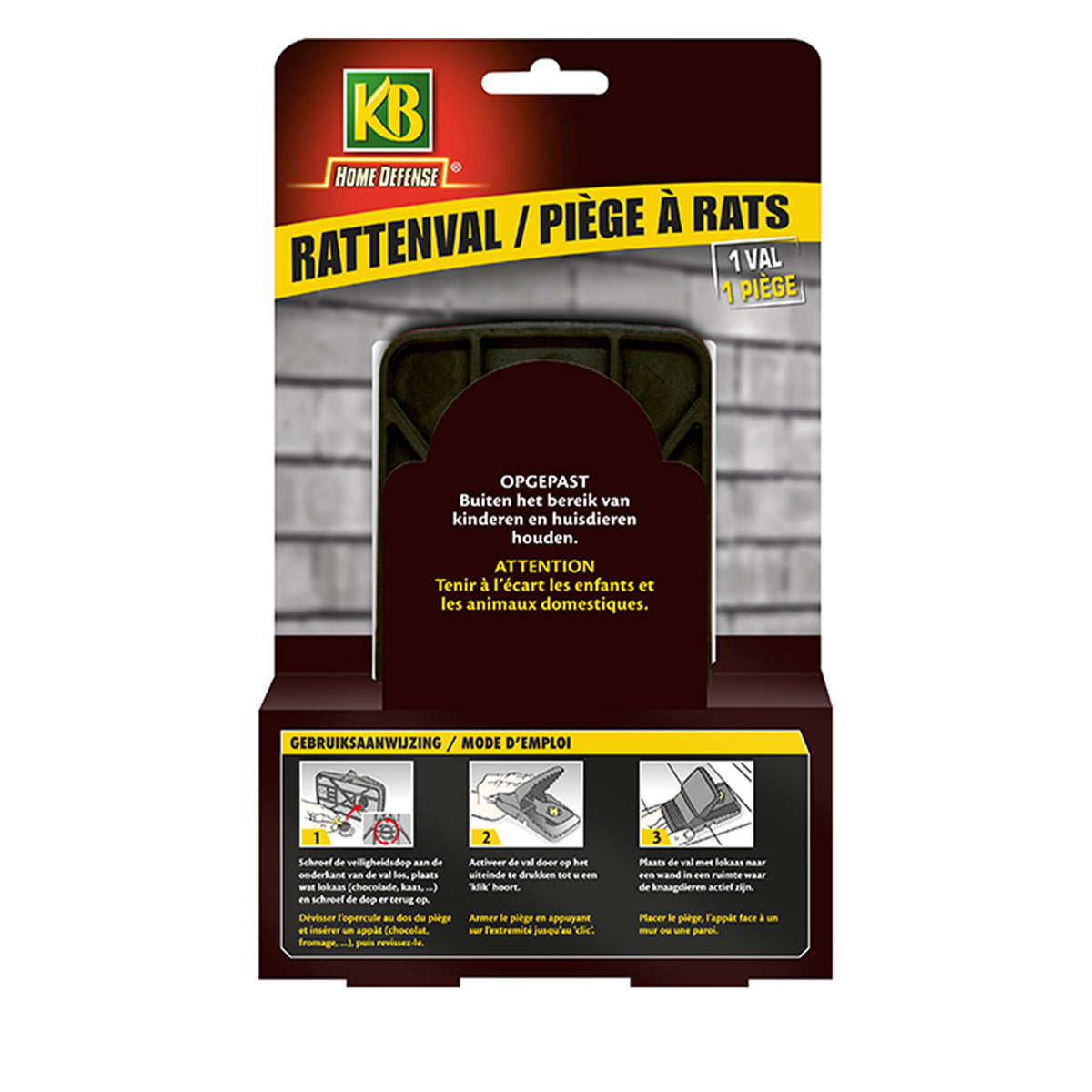 Piège à rats réutilisable KB - - Willemse