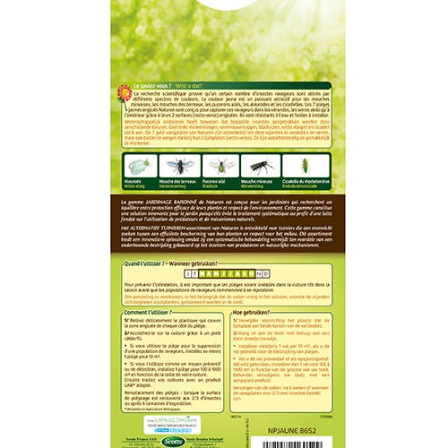 7 Pièges jaunes englués NATUREN - - Willemse