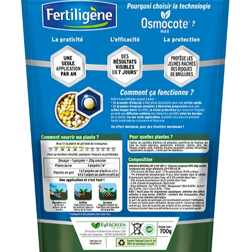Engrais osmocote arbustes, buis et conifères FERTILIGENE - - Willemse