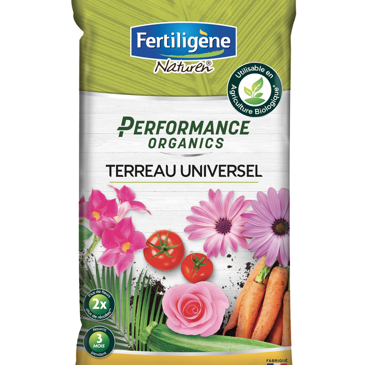 Terreau universel Performance Organics FERTILIGENE - Plantes