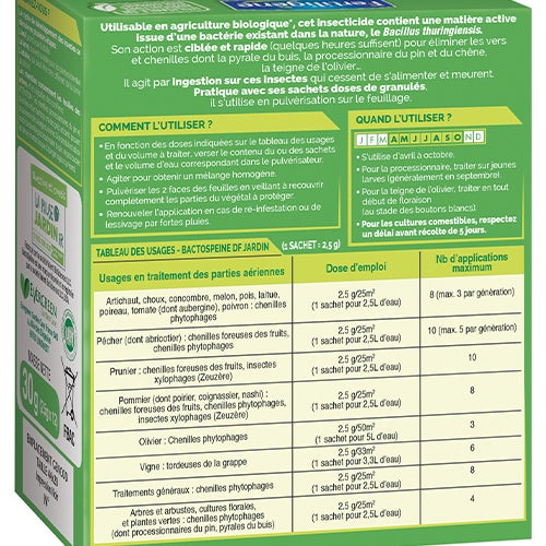 Insecticide vers & chenilles FERTILIGENE - Engrais et protection