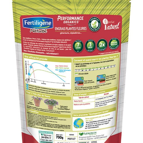 Engrais plantes fleuries organic FERTILIGENE - - Willemse