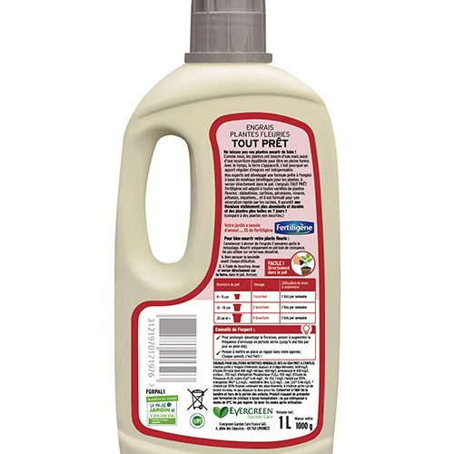 Engrais plantes fleuries prêt à l'emploi FERTILIGENE - - Willemse