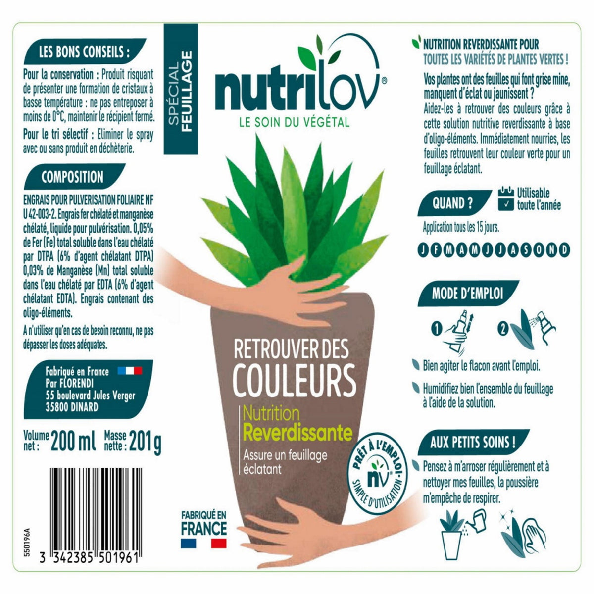 Retrouvez des couleurs - Engrais NUTRILOV - - Willemse