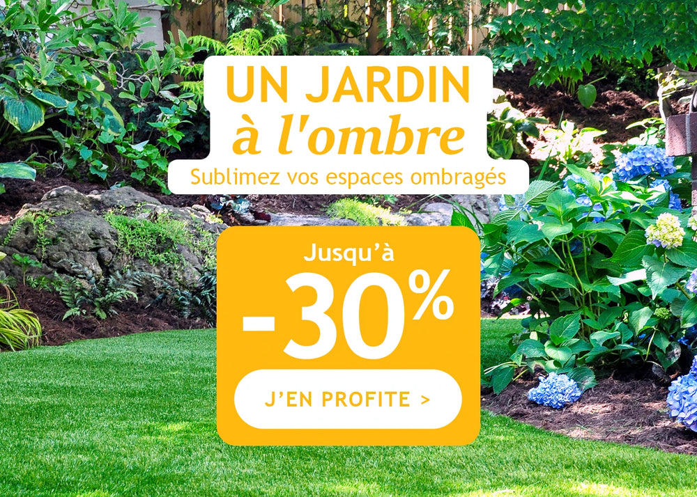 Un jardin à l'ombre jusqu'à -30%