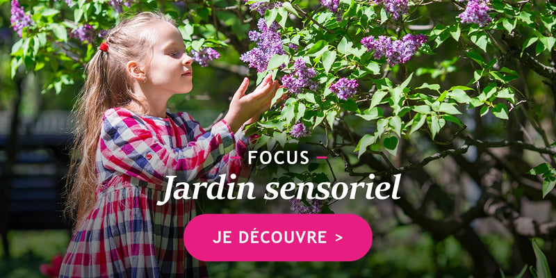 Focus sur le jardin sensoriel…