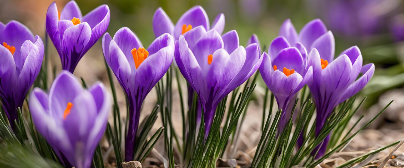 Conseils d'entretien des bulbes de crocus