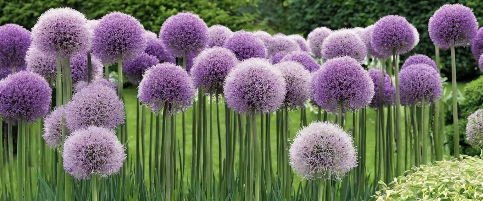 Explorez les différentes variétés de bulbes d'Allium giganteum