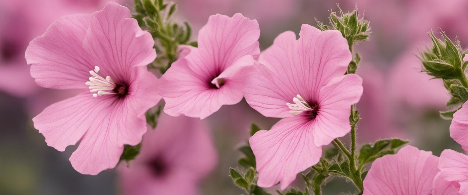 La lavatère rose : une fleur délicate et romantique