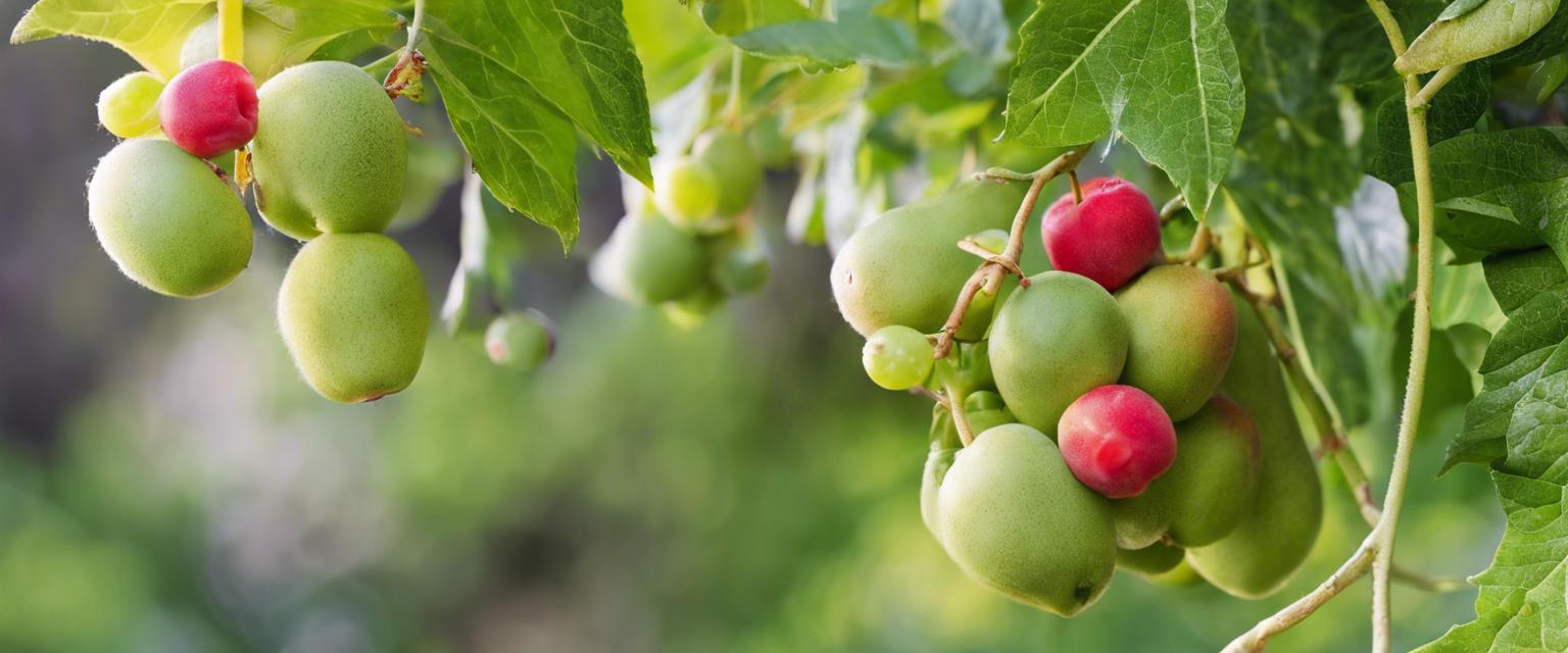 Les Meilleurs Fruits à Cultiver sur des Plantes Grimpantes