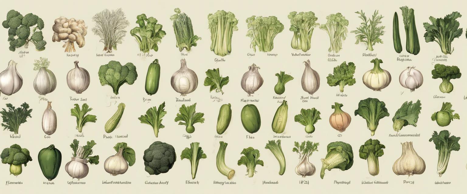 Variétés populaires de légumes anciens