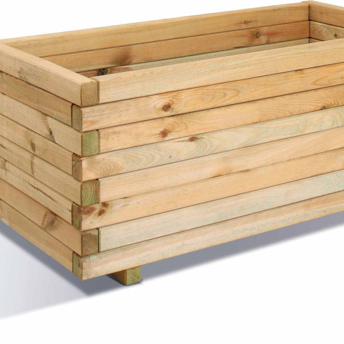 Jardinière rectangulaire Stockholm 100cm x 50cm - Willemse