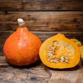 Cucurbita maxima uchiki kuri - Potiron Uchiki Kuri Bio - Graines de fruits et légumes Bio