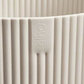  - Cache-Pot Vibes fold rond Blanc lin ELHO - Cache-pots & Pots