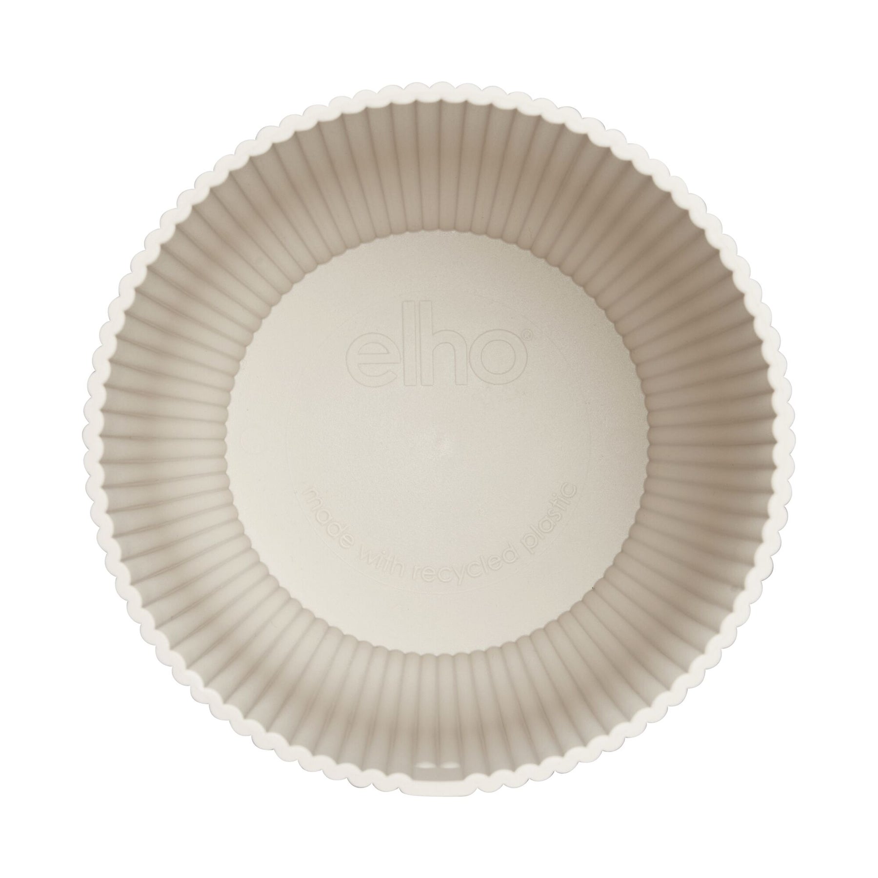 Cache-pots & Pots - Cache-Pot Vibes fold rond Blanc lin ELHO - 