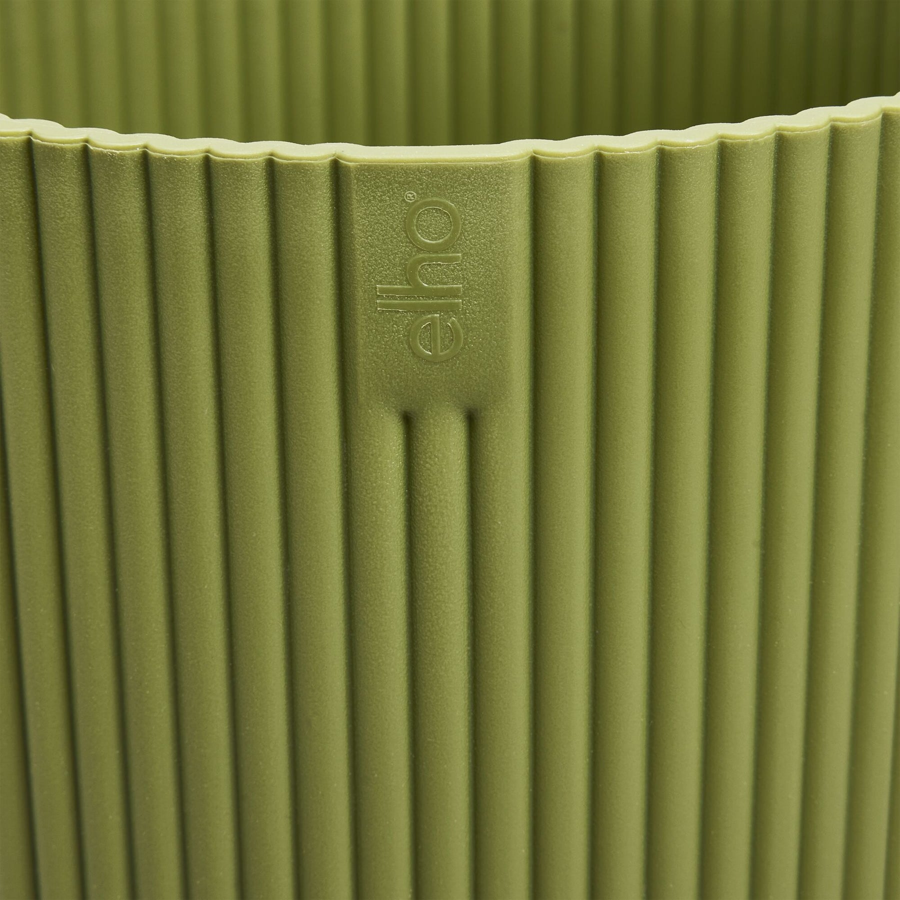 Cache-pots & Pots - Cache-Pot Vibes fold rond Vert fougère ELHO - 