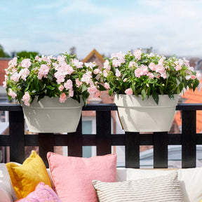  - Balconière  Vibia Campana Flower Bridge Blanc - Jardinières et balconnières