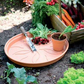  - Soucoupe Green Basics Terre cuite ELHO - Soucoupes et supports roulants