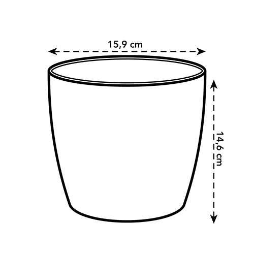 Vente Cache-pots & Pots - Cache-pot Brussels Round anthracite ELHO