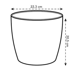 Vente  - Cache-pot Brussels Round anthracite ELHO