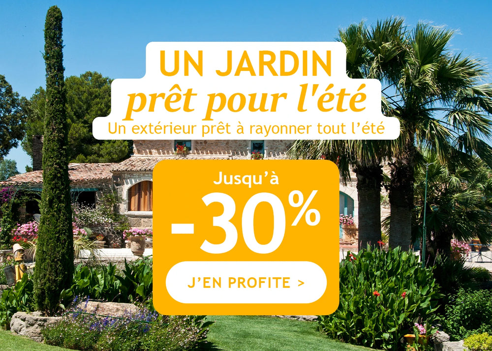 Un jardin prêt pour l’été jusqu’à -30%