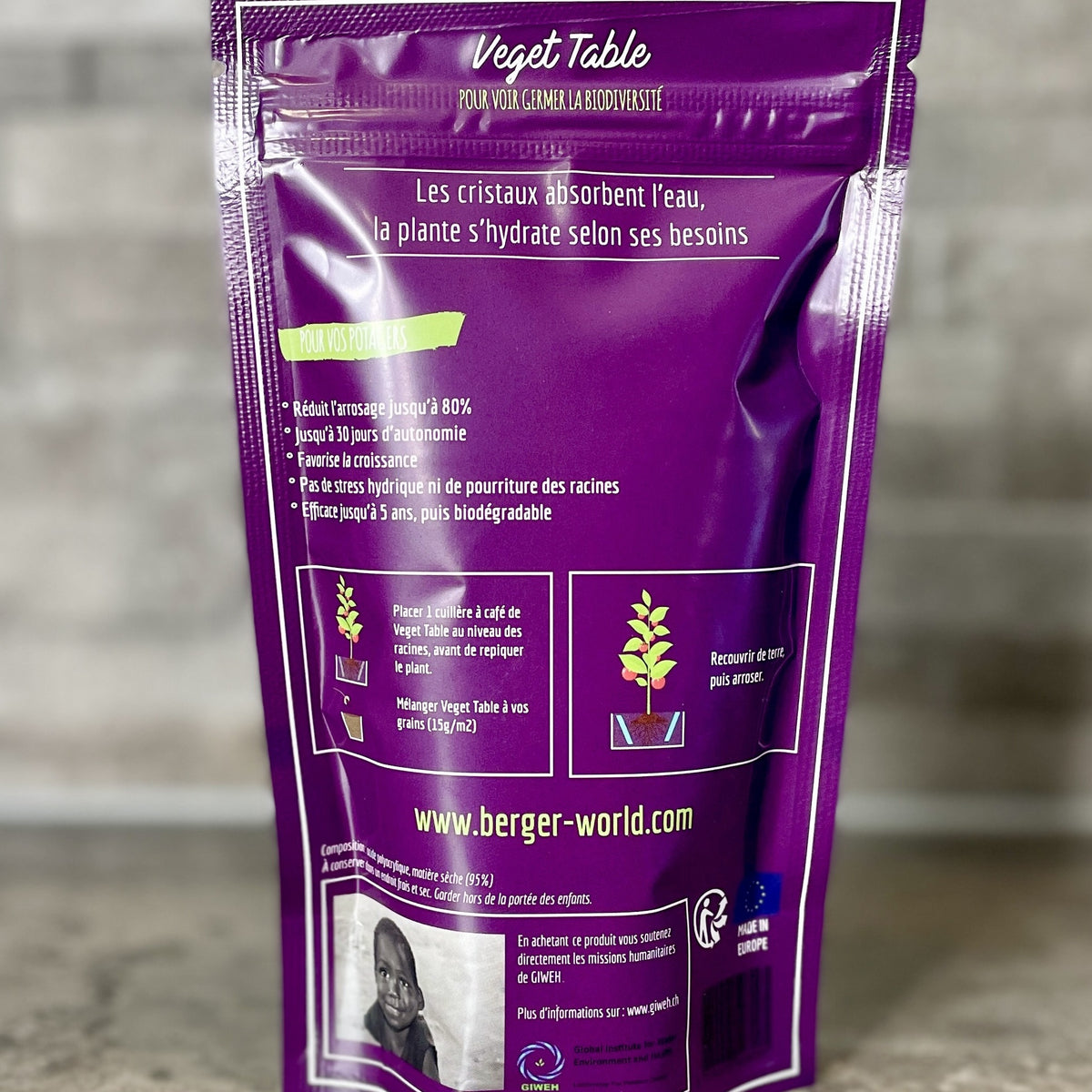 Rétenteur d'eau pour potagers BERGER WORLD -  - Willemse