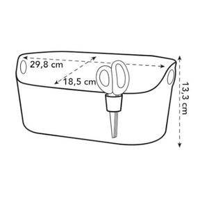 Cache-pot Brussels Herbs Station anthracite ELHO -  - Willemse