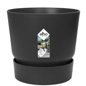Pot de fleurs Greenville Living noir ELHO - 1