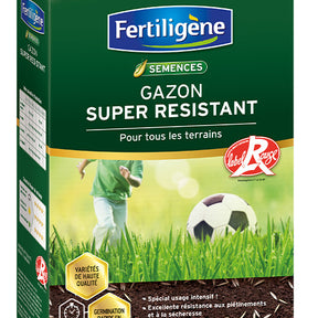 Gazon Super Résistant Label Rouge - 1kg - 40m² FERTILIGENE - Willemse